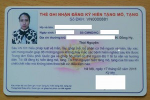 Thẻ hiến mô tạng