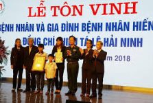 Lễ tôn vinh thiếu tá hiến tạng cứu người