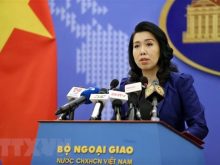 Người phát ngôn Bộ Ngoại giao Lê Thị Thu Hằng.
